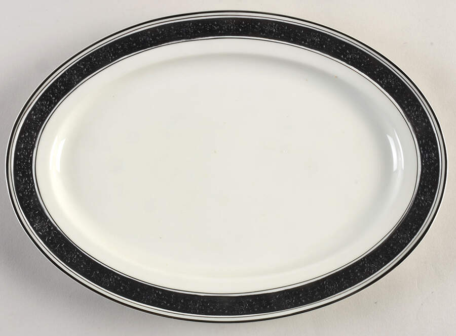 Midnight Dream 12" Oval Serving Platter by Sone-1