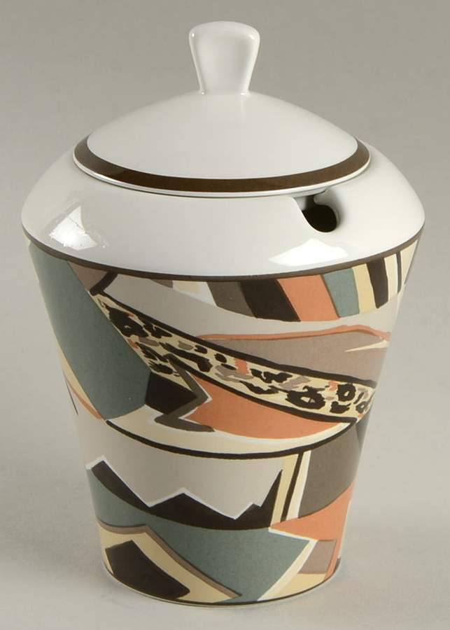Kenya Sugar Bowl & Lid by Sasaki-1