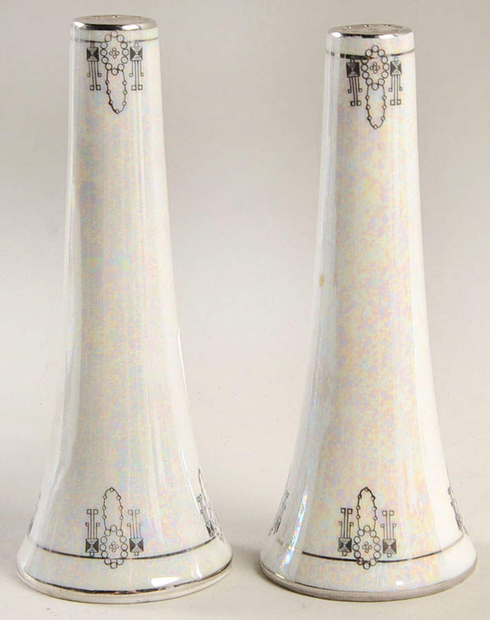 Colonial Tall Salt & Pepper Set by Silverite (Bavaria)-1