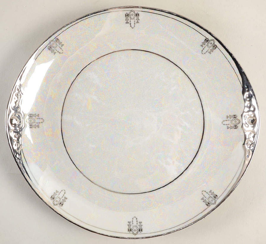 Colonial Handled Cake Plate by Silverite (Bavaria)-1