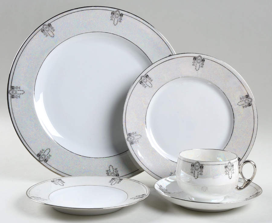 Colonial 5 Piece Hostess Set by Silverite (Bavaria)-1