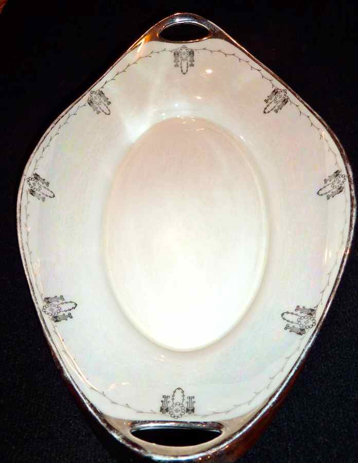 Colonial 12" Oval Vegetable Bowl by Silverite (Bavaria)-1