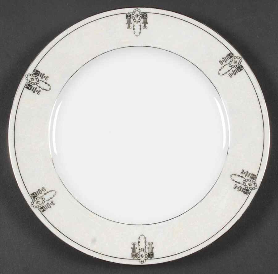 Colonial Salad Plate by Silverite (Bavaria)-1