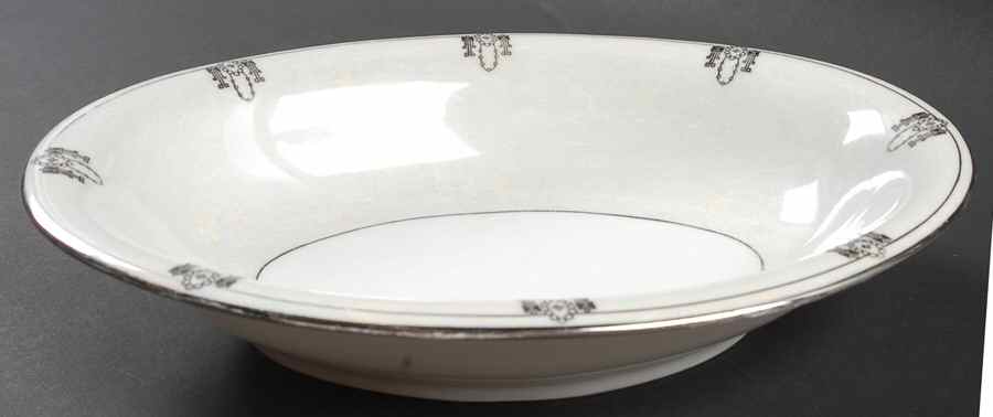 Colonial 10" Oval Vegetable Bowl by Silverite (Bavaria)-1