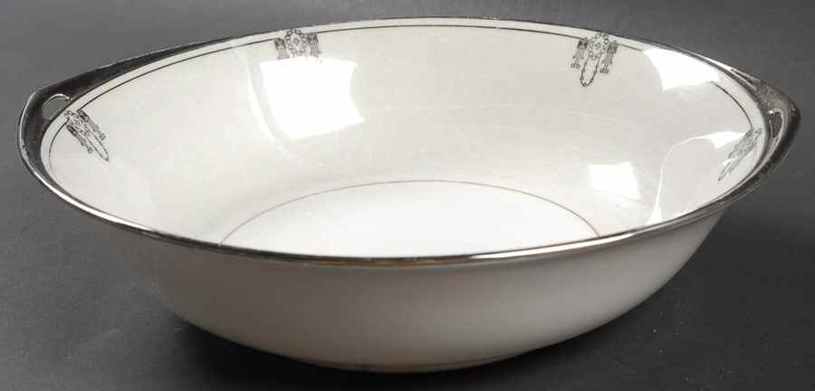 Colonial 9" Round Vegetable Bowl by Silverite (Bavaria)-1