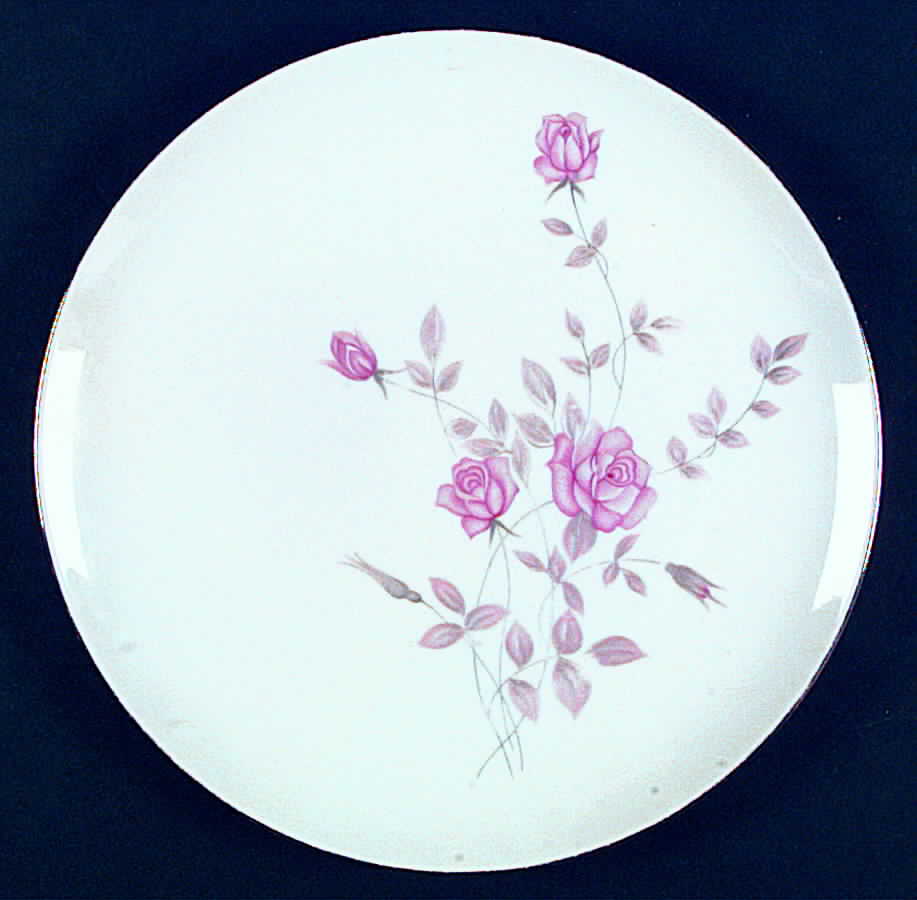 Rose Blush Dinner Plate by Saji-1