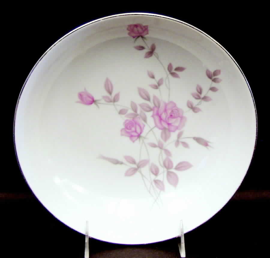 Rose Blush 9" Round Vegetable Bowl by Saji-1