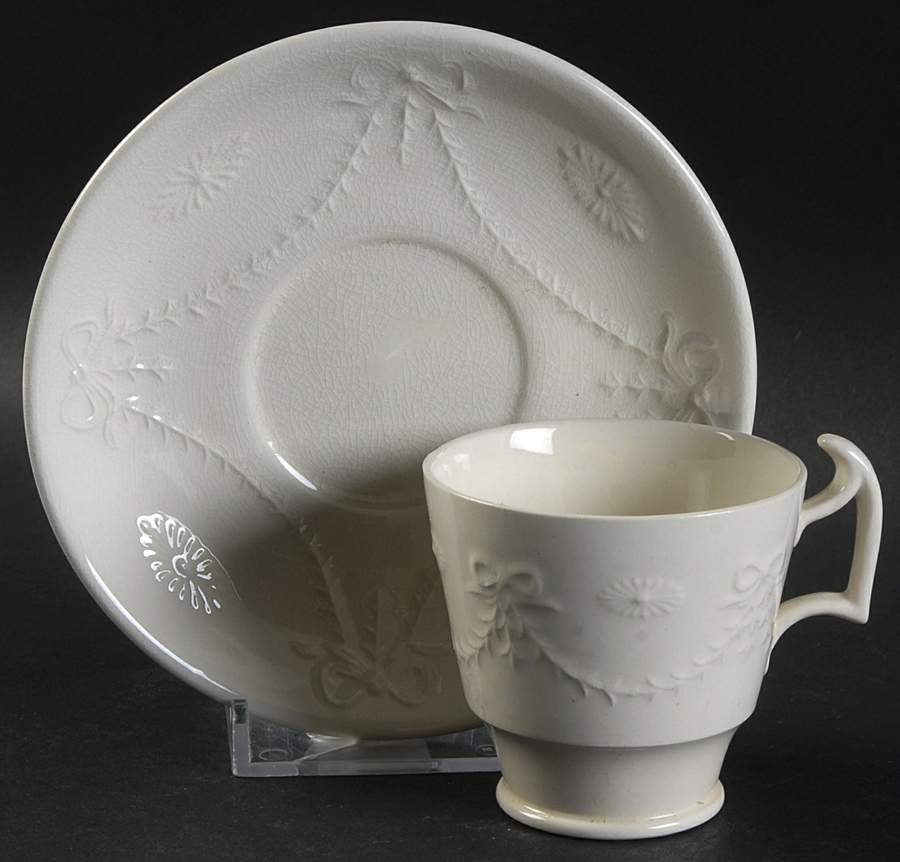 SP106 Footed Demitasse Cup & Saucer Set by Spode-1