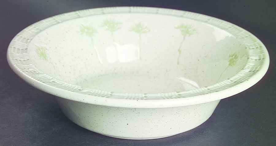 Cornflowers Birch Rim Soup Bowl by Sasaki-1