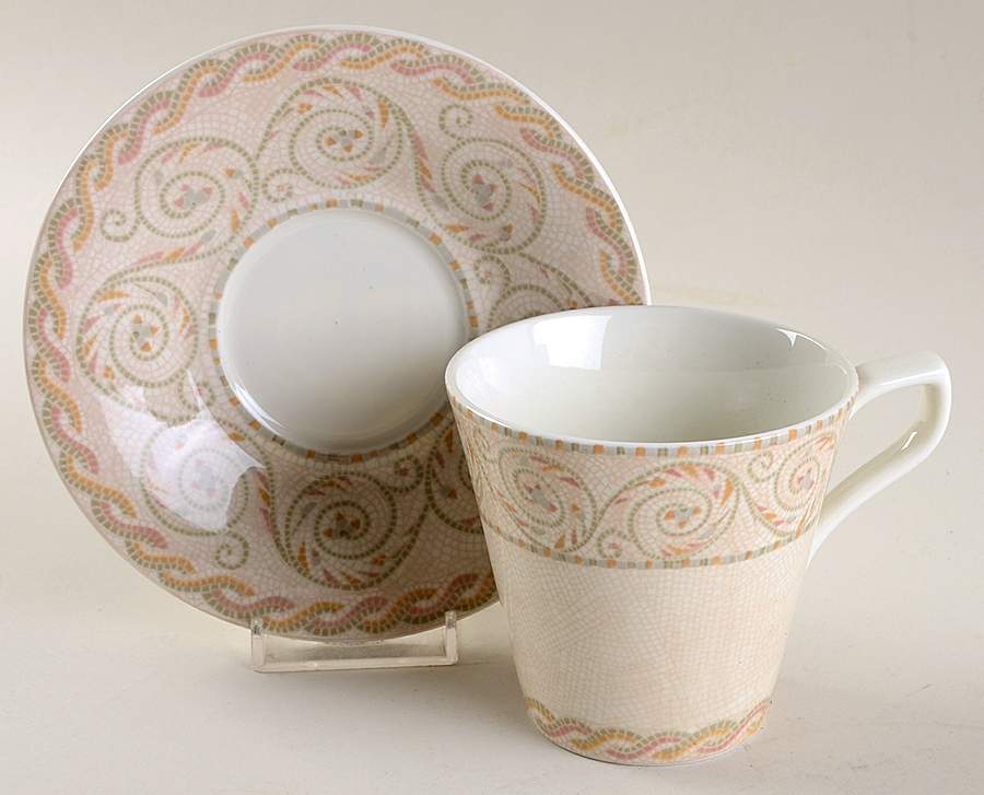 Firenze Flat Cup & Saucer Set by Sasaki-1