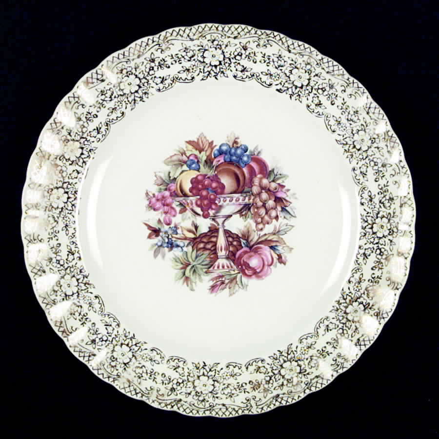 Victorian Dinner Plate by Sebring Pottery-1