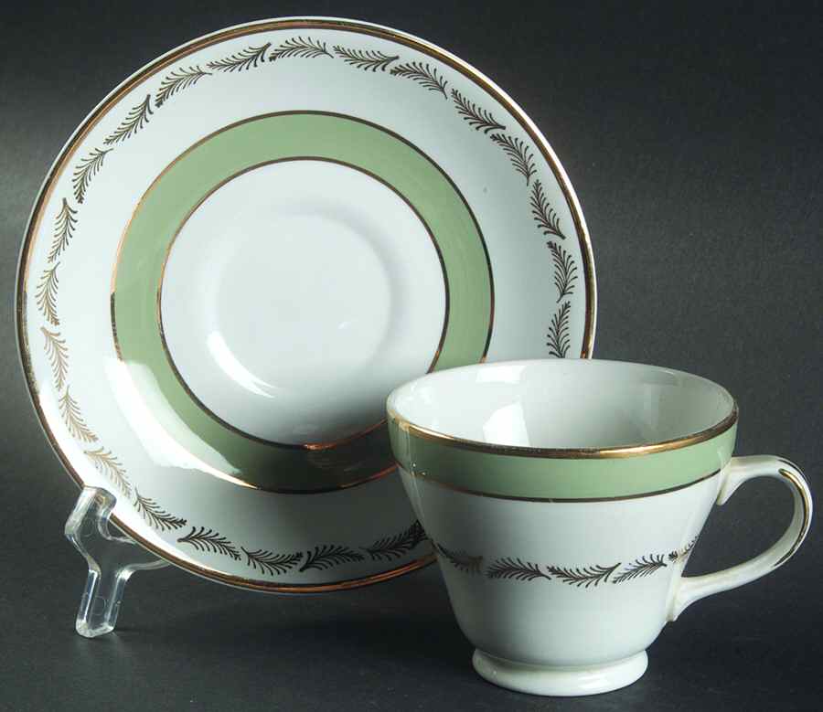 Greenwood Footed Cup & Saucer Set by Simpsons-1