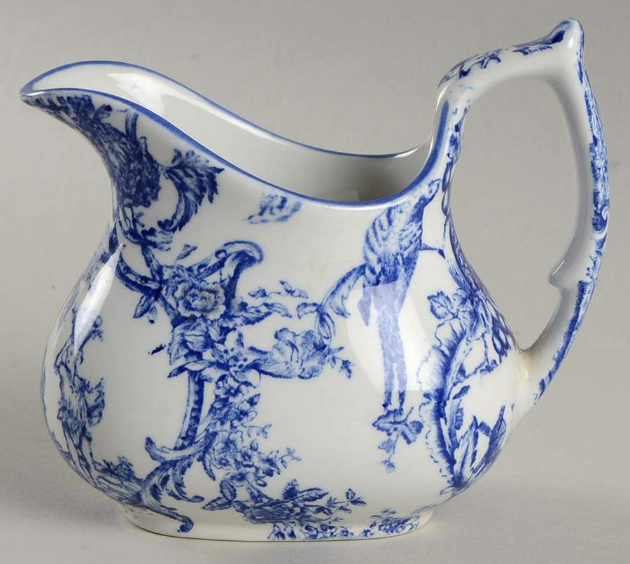 Provencial Garden Blue Creamer by Spode-1
