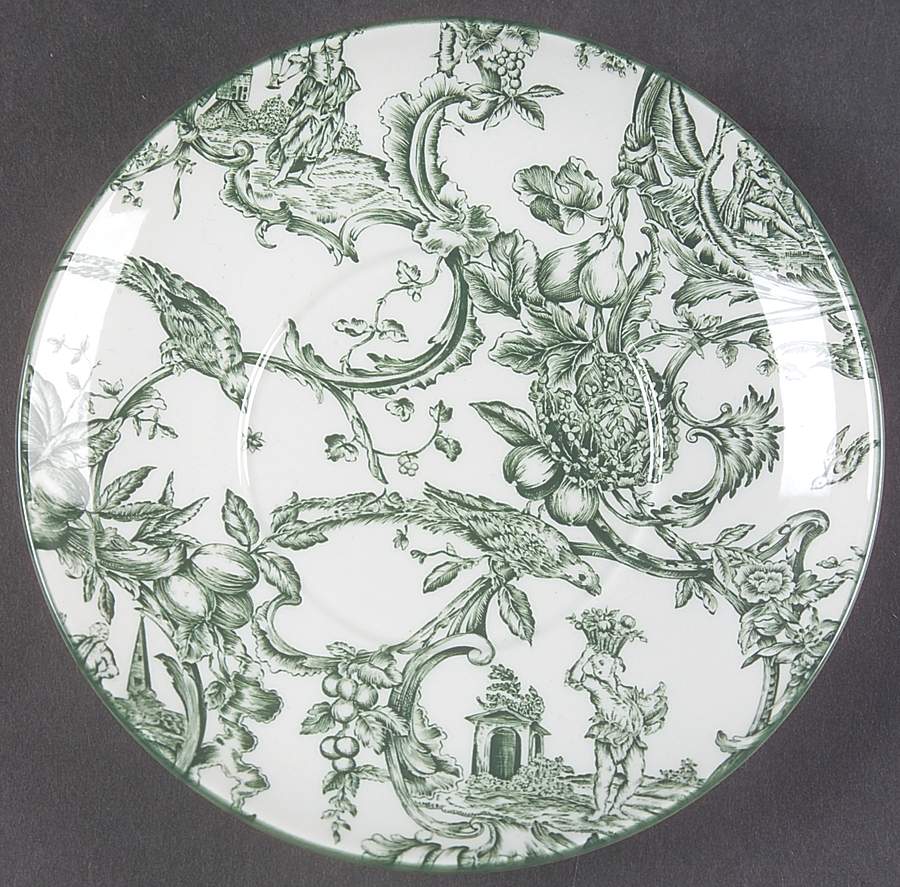 Provencial Garden Green Saucer for Mug by Spode-1