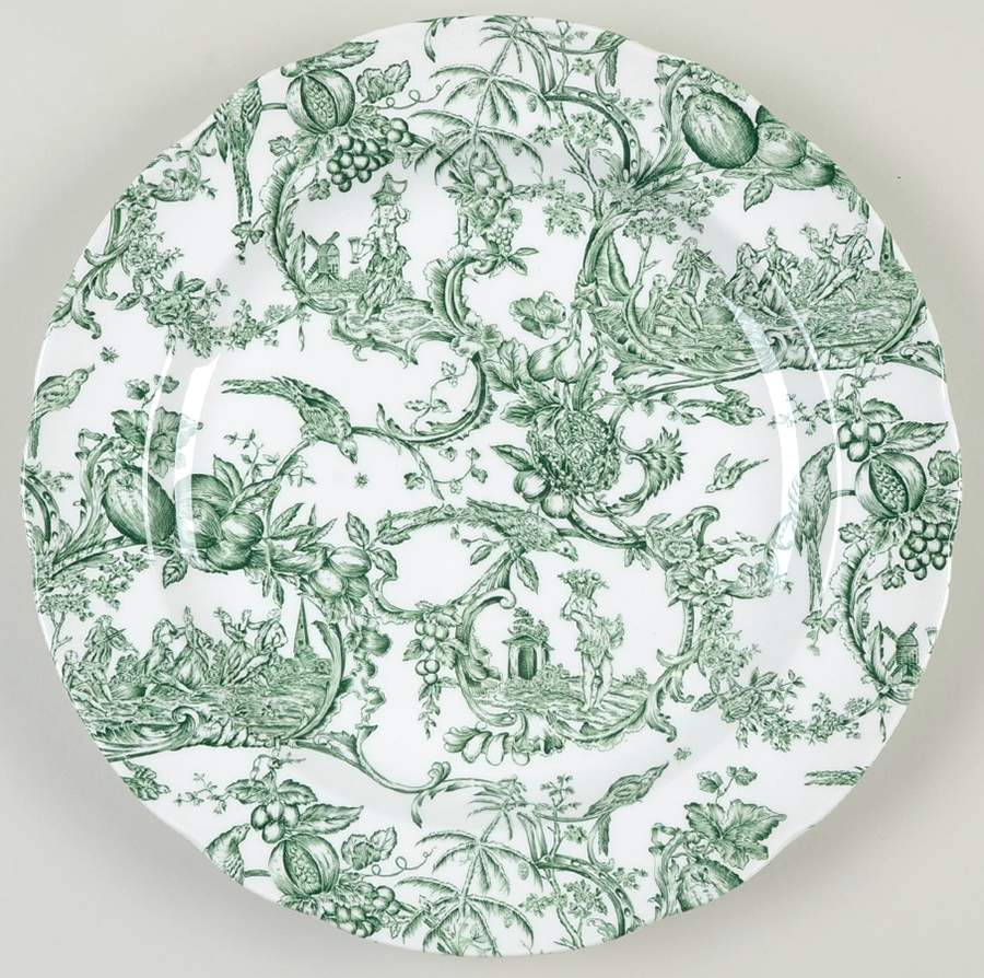 Provencial Garden Green Dinner Plate by Spode-1