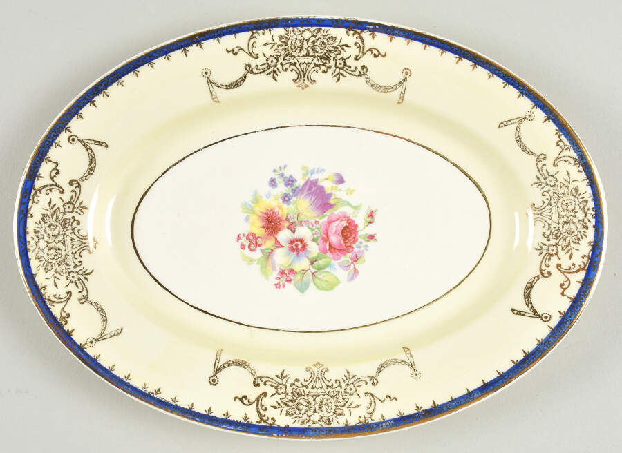 STT105B 9" Oval Serving Platter by Stetson-1