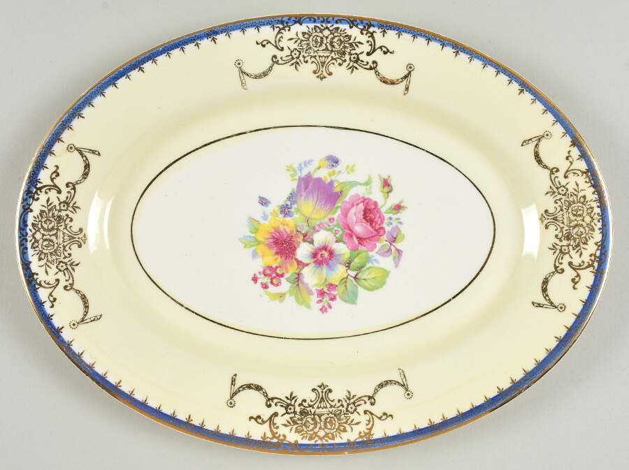 STT105B 11" Oval Serving Platter by Stetson-1