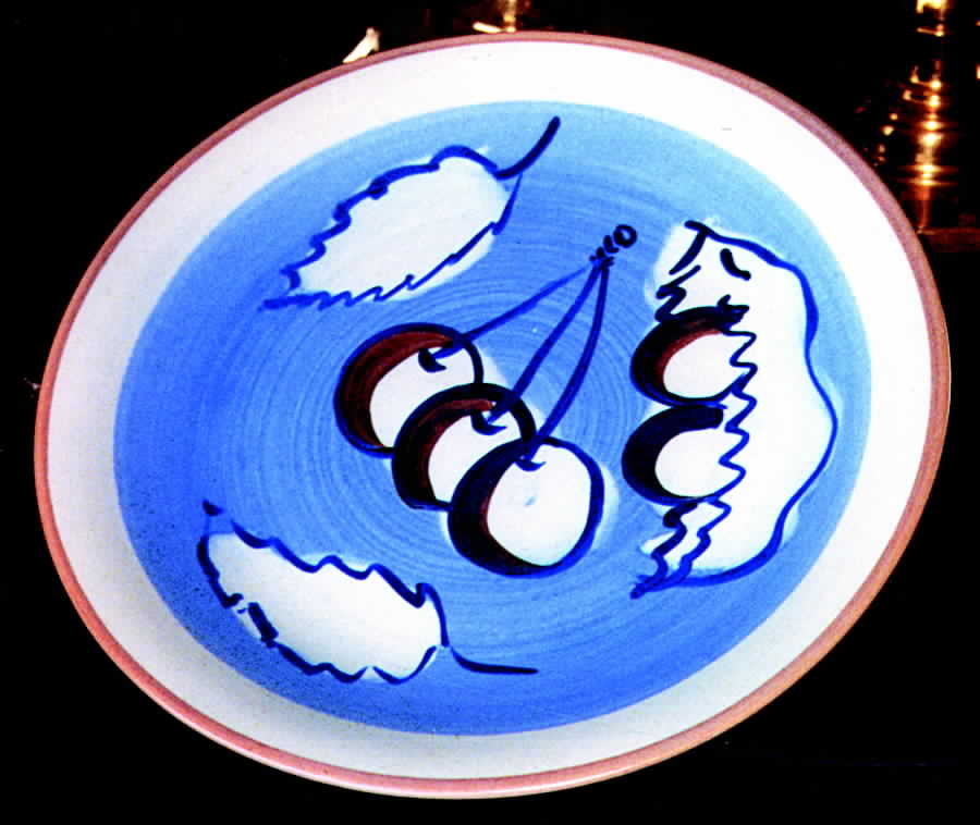 Garden Cherry Dinner Plate by Stangl-1