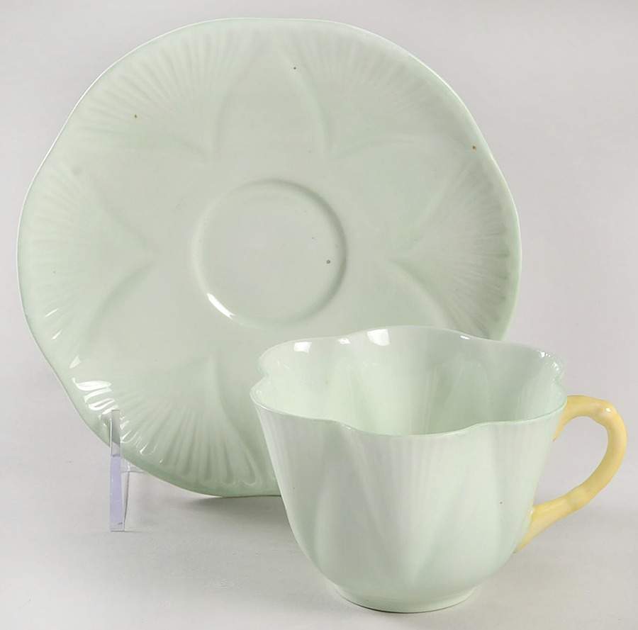 13567-S3 Flat Cup & Saucer Set by Shelley-1