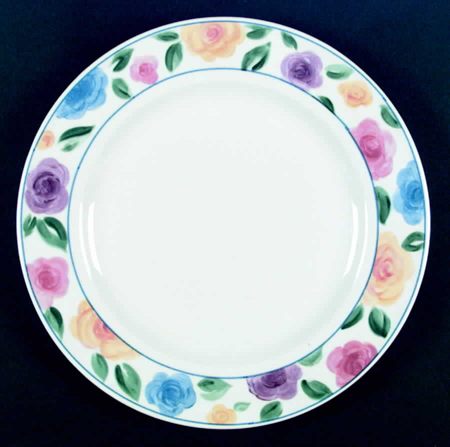 Rose Garden Dinner Plate by Sakura-1