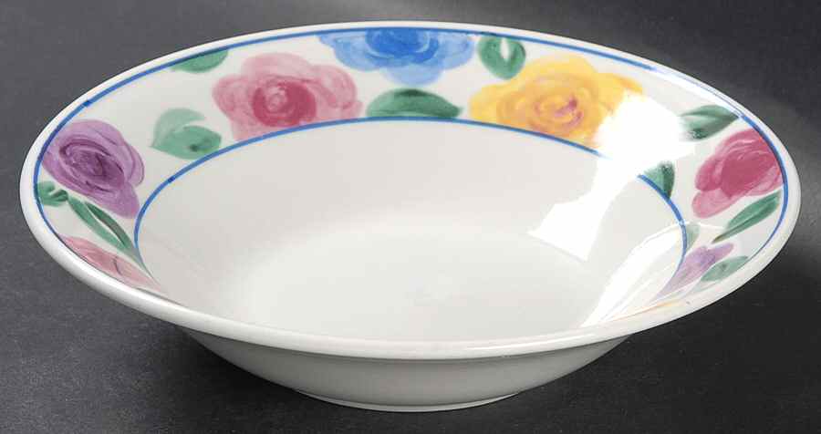 Rose Garden Coupe Soup Bowl by Sakura-1