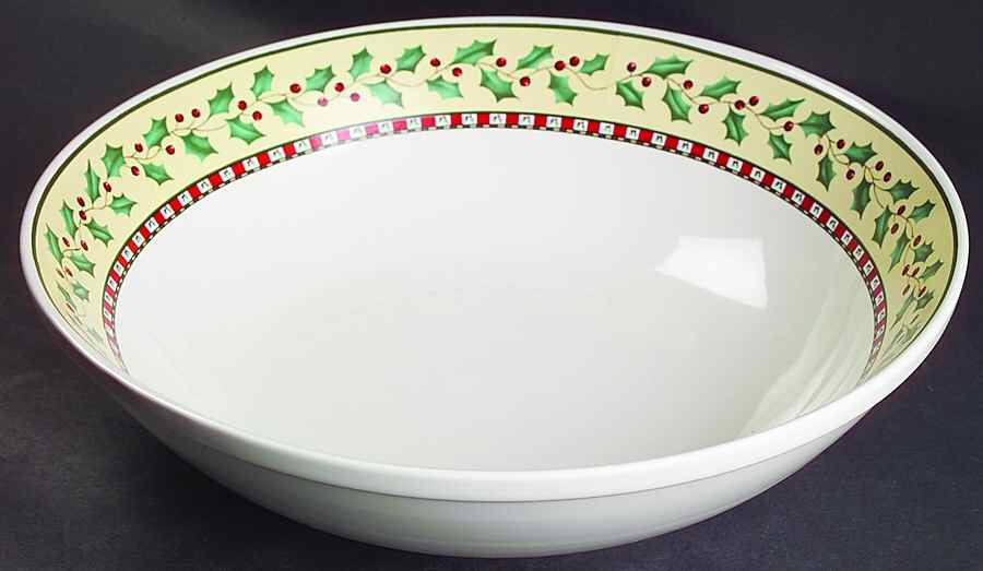 Christmas Bears 12" Pasta Serving Bowl by Sakura-1
