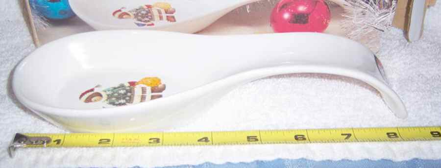 Christmas Bears Spoon Rest/Holder (Holds 1 Spoon) by Sakura-1
