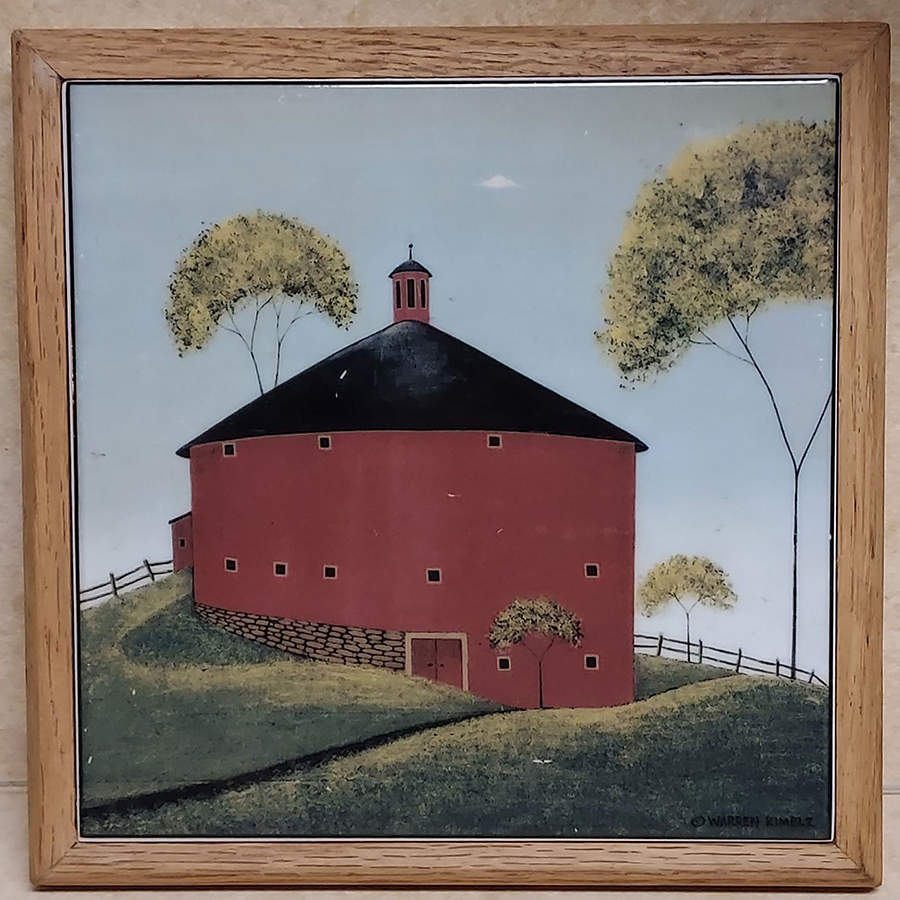 Barns Wood Frame Trivet by Sakura-1