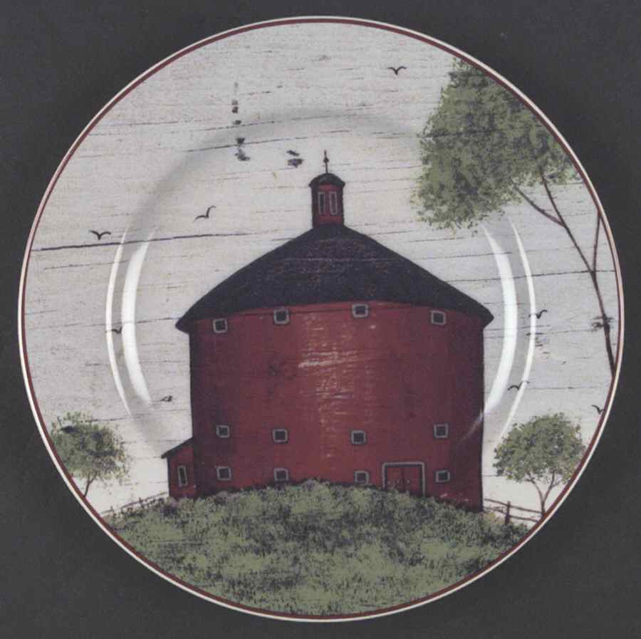 Barns Salad Plate by Sakura-1