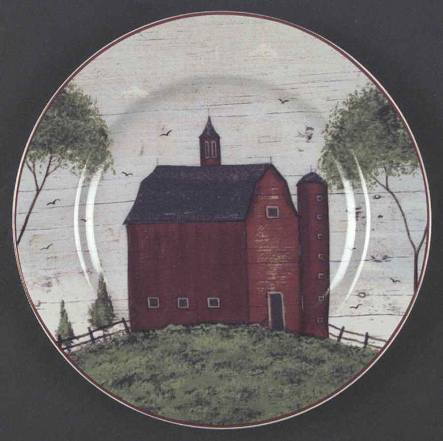 Barns Salad Plate by Sakura-1