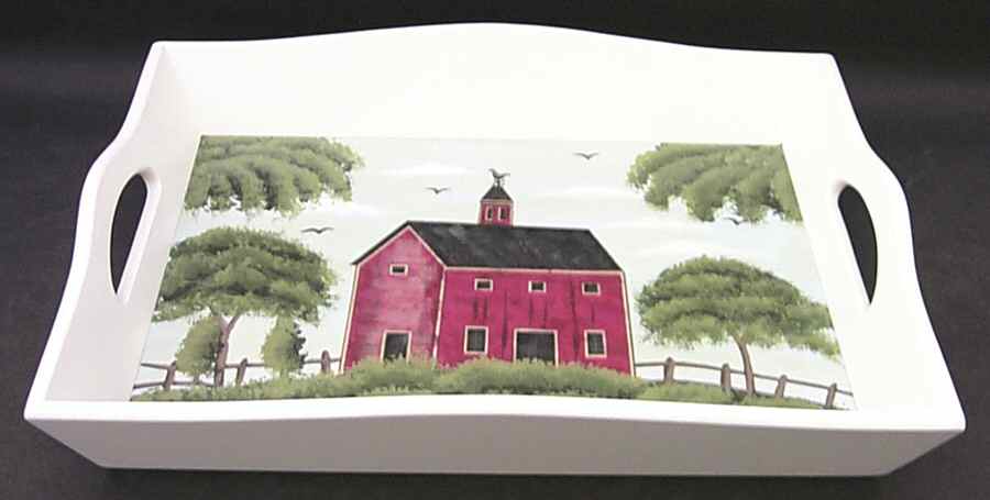 Barns Wood TV Tray by Sakura-1
