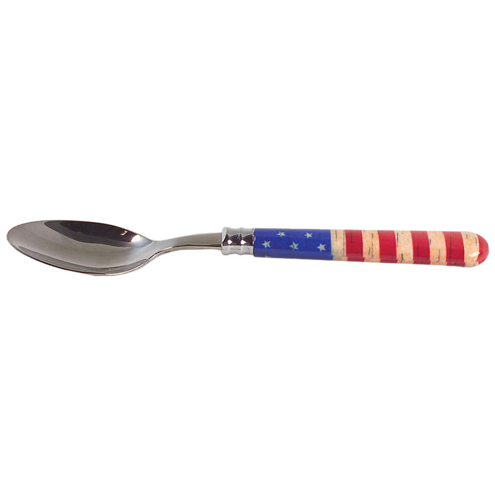 Colonial (Black Trim) Teaspoon by Sakura-1