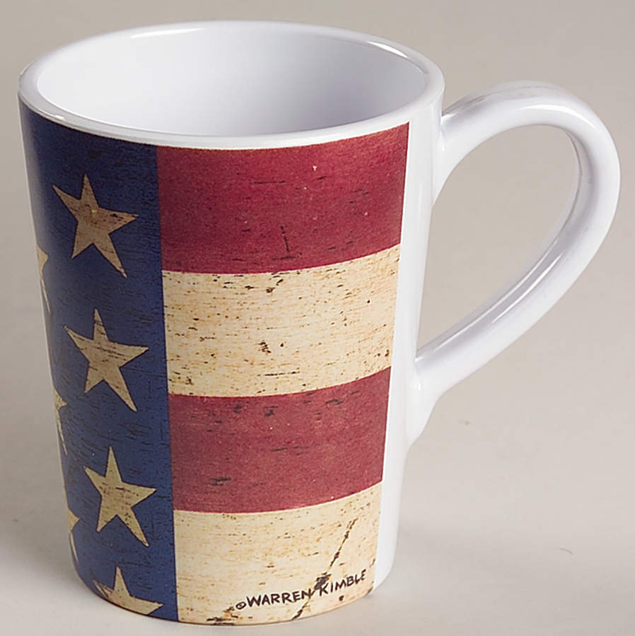 Colonial (Black Trim) Melamine Mug by Sakura-1