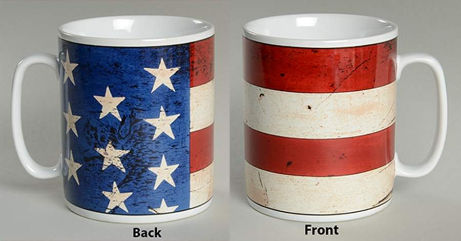 Colonial (Black Trim) Jumbo Mug by Sakura-1