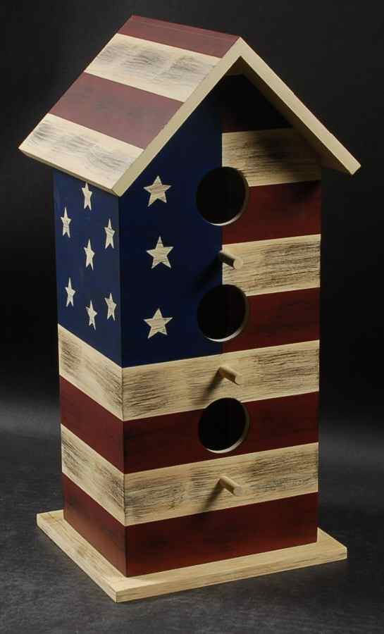 Colonial (Black Trim) Birdhouse by Sakura-1