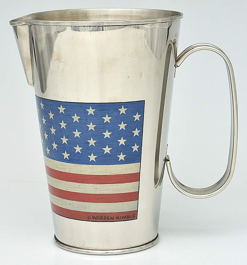 Colonial (Black Trim) 64 Oz Metal Pitcher by Sakura-1