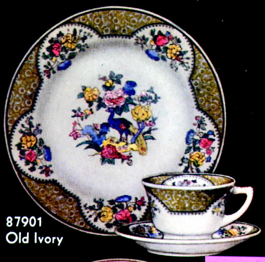 87901 Footed Cup & Saucer Set by Syracuse-1