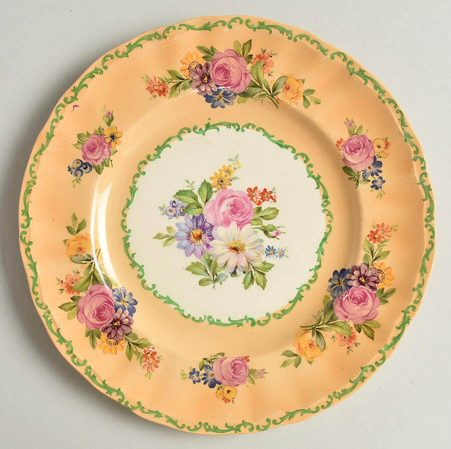 Princess Rose Salad Plate by Swinnertons-1
