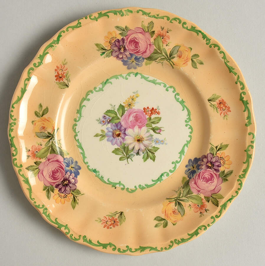 Princess Rose Bread & Butter Plate by Swinnertons-1