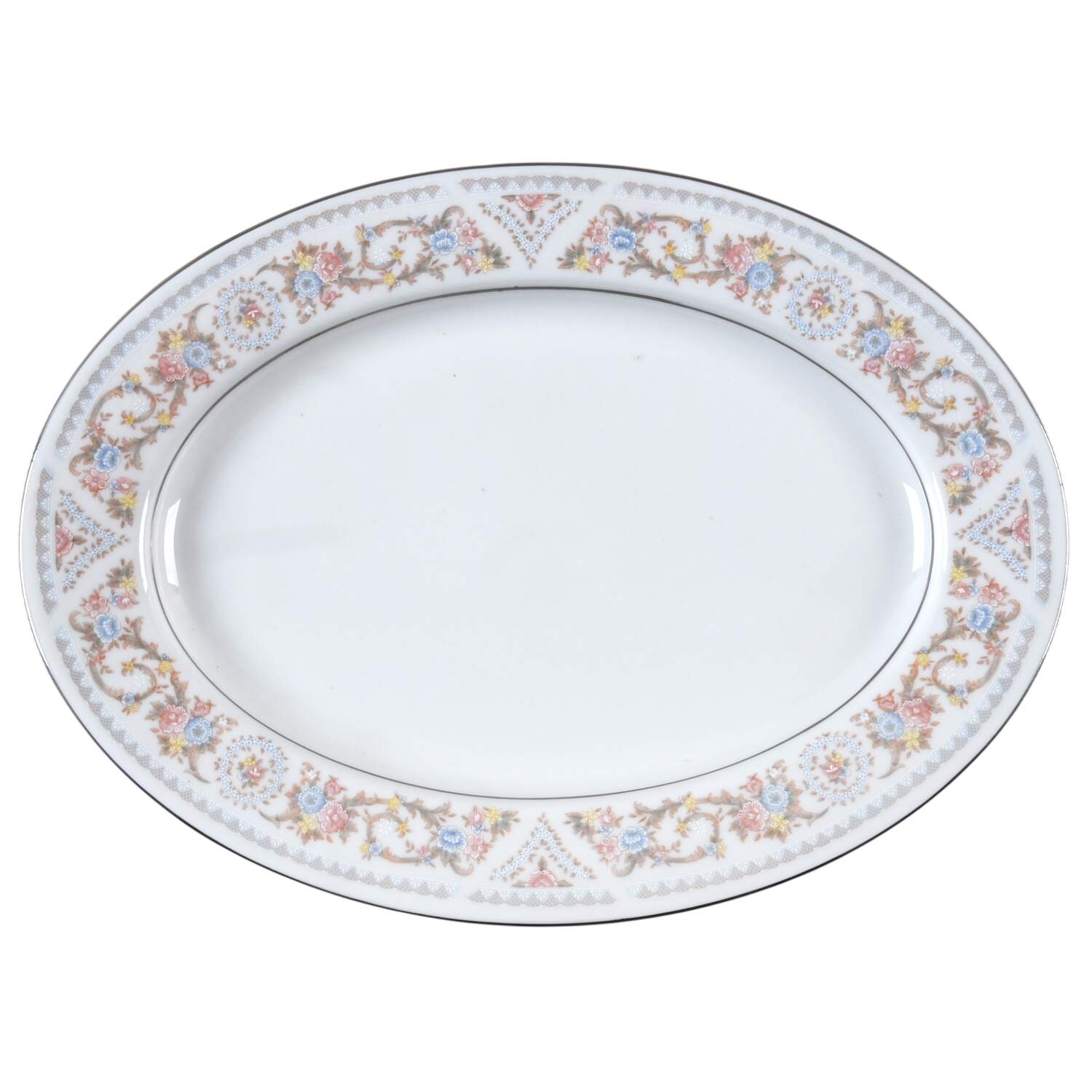 SIV8 12" Oval Serving Platter by Silverie-1
