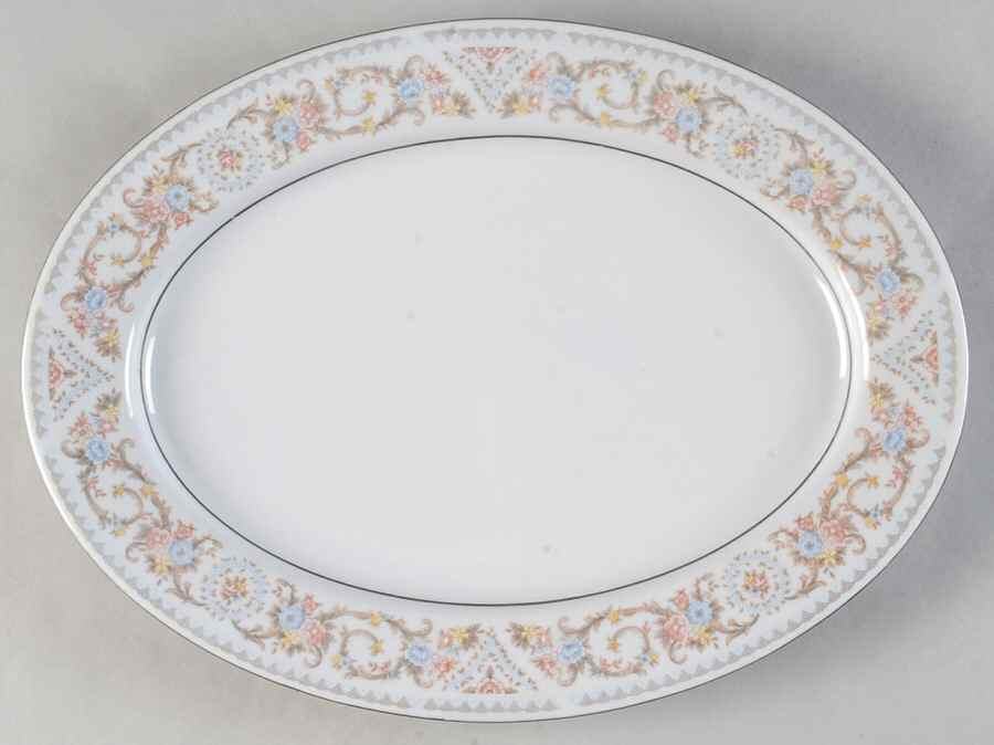 SIV8 14" Oval Serving Platter by Silverie-1