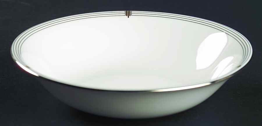 Opera Platinum  Coupe Cereal Bowl by Spode-1