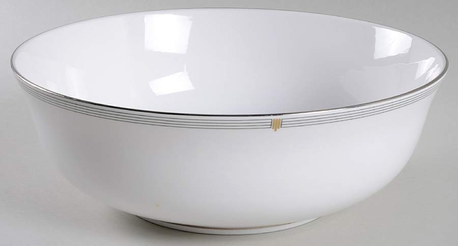 Opera Platinum  9" Salad Serving Bowl by Spode-1