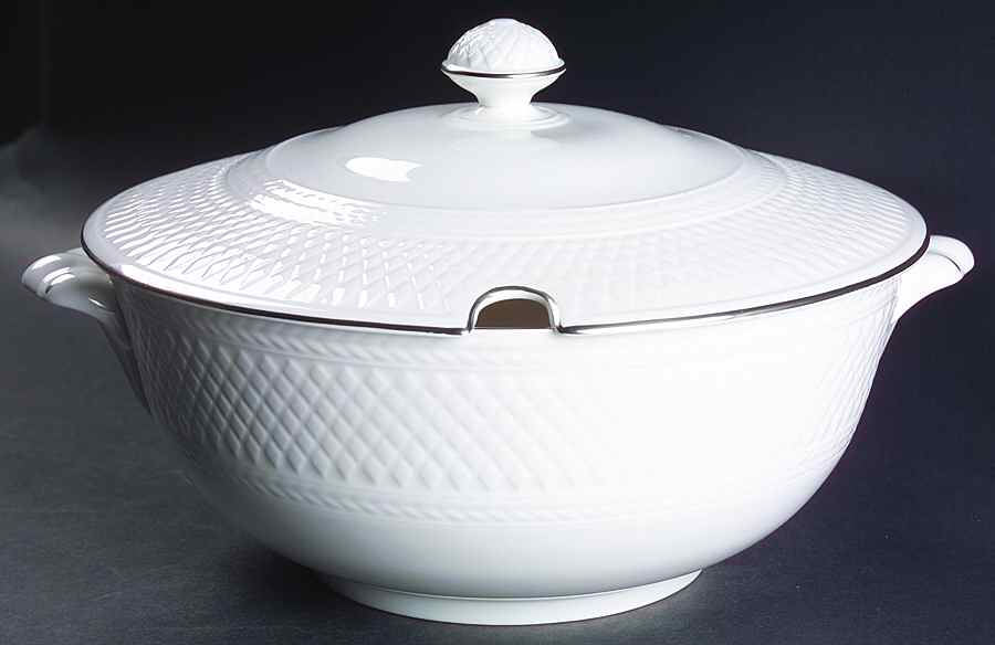 Mansard Platinum Tureen &  Lid by Spode-1