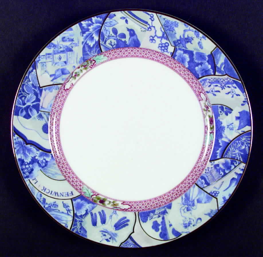 Oriental Collage Dinner Plate by Sadek-1