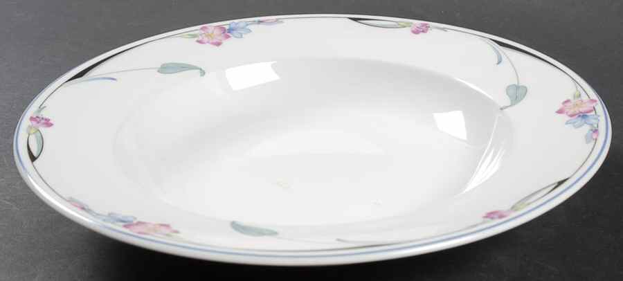 Fleur Large Rim Soup Bowl by Studio Nova-1