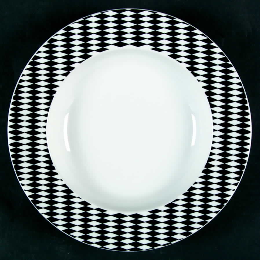 Drama Large Rim Soup Bowl by Studio Nova-1