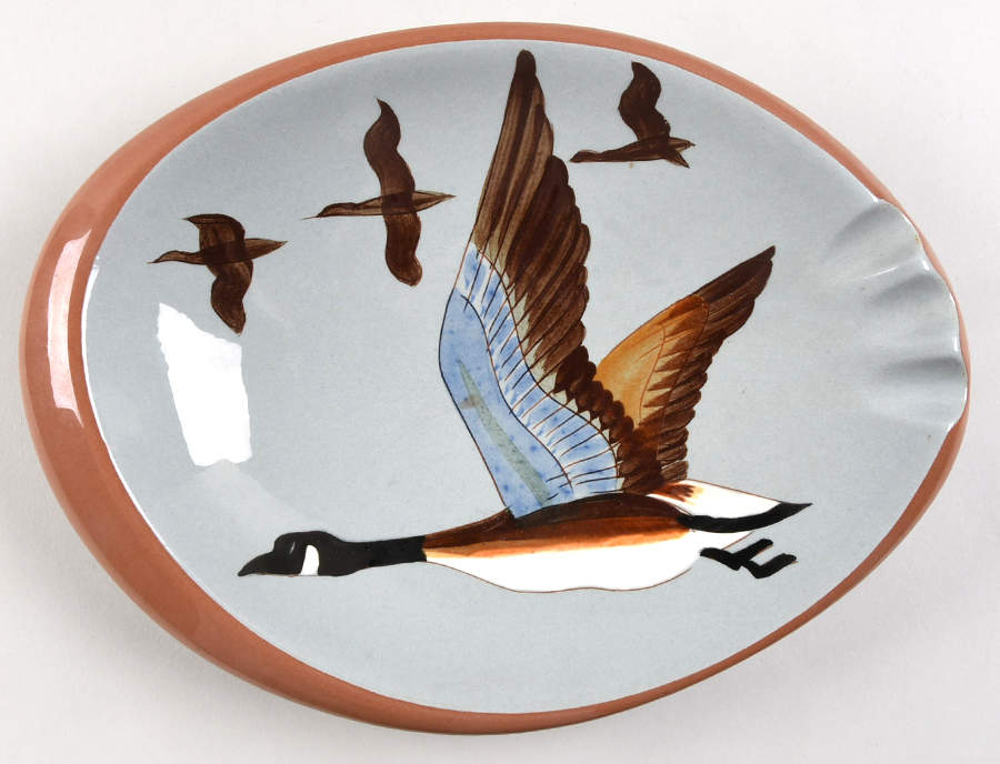 Sportsmen's Giftware 10" Ashtray by Stangl-1