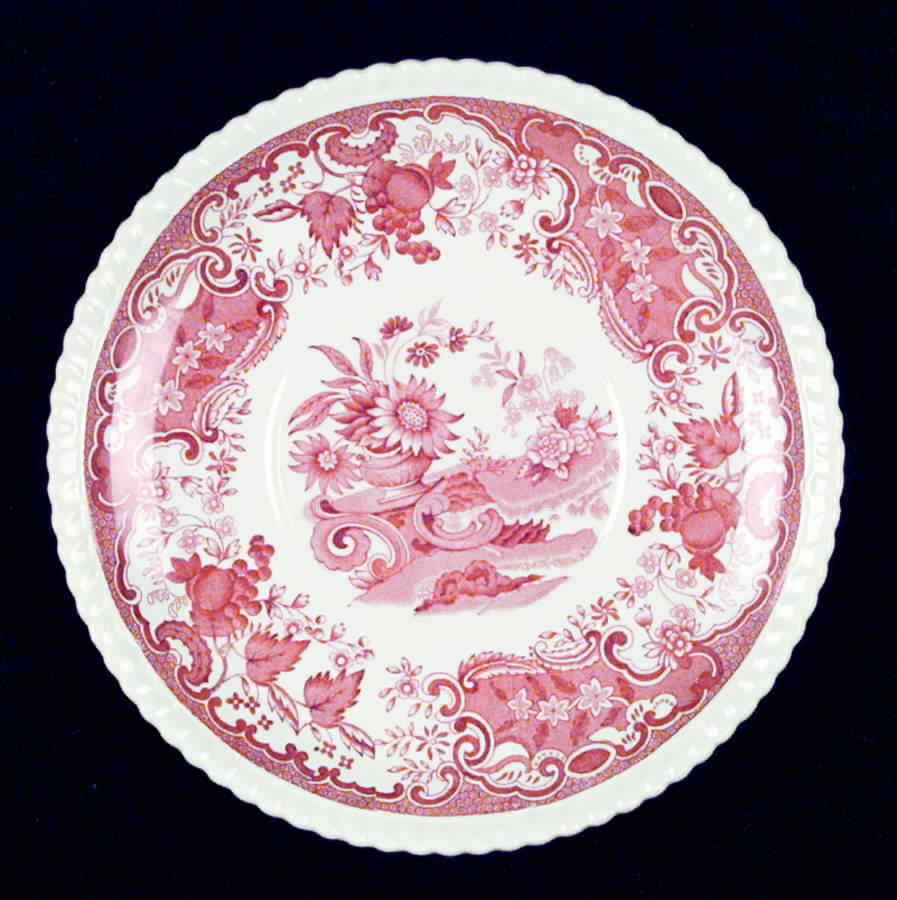 May Orange Saucer for Cream Soup Bowl by Spode-1