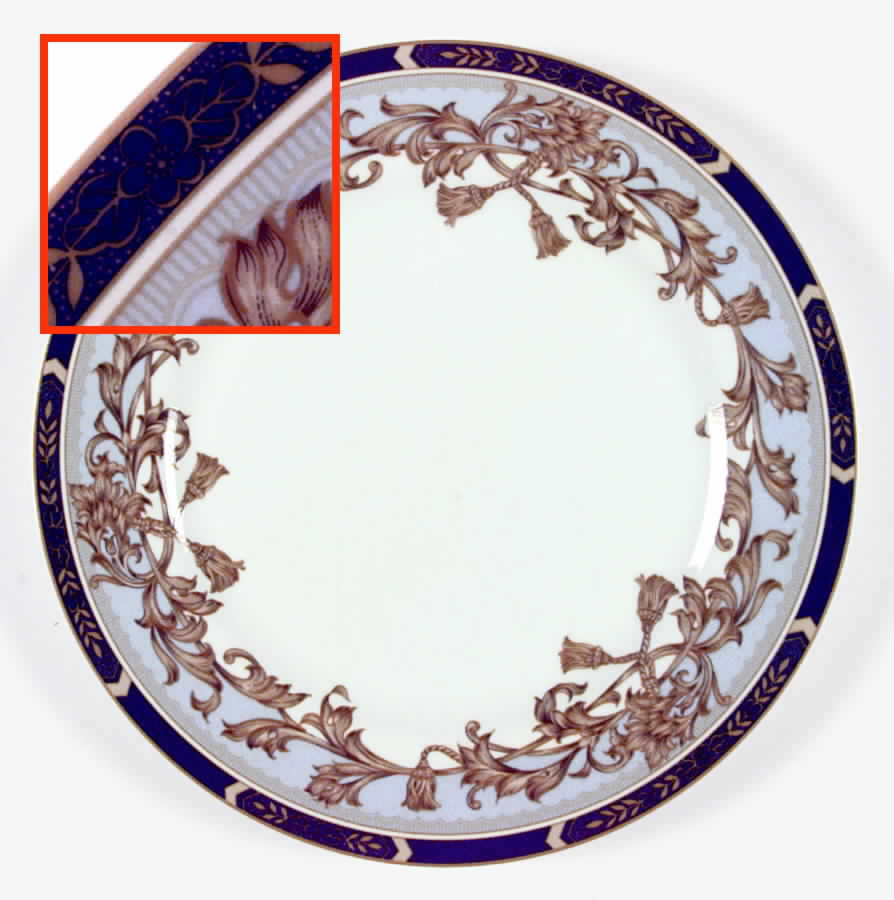 Blue Tassel Dinner Plate by Sadek-1